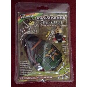 Smokebuddy Grenade Personal Air Filter Smoke Odor Filter Camo Green